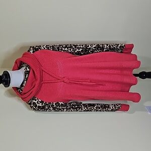 Andthewhy Long Sleeve Cowl Neck Sweater